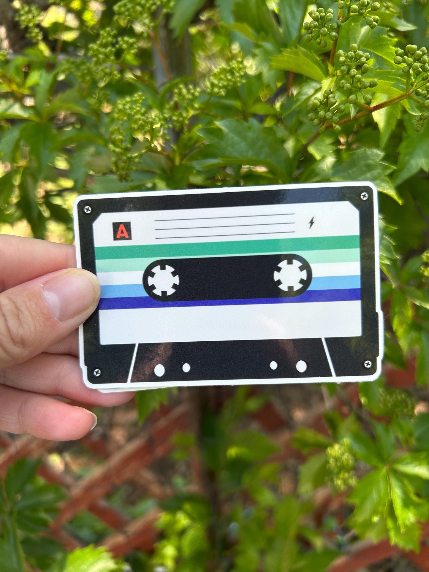 Pride Retro Cassette Vinyl Sticker Waterproof Laptop Sticker Water Bottle Unhinged Millennial Aesthetic Custom Stickers Available