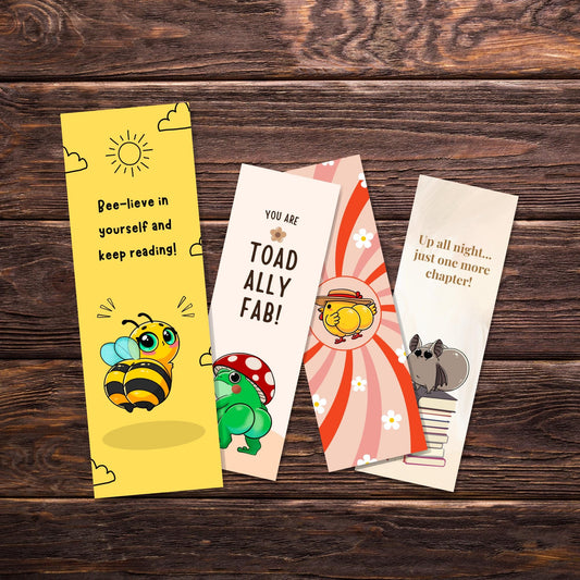 Bookmark Set Cheeky Animal Bookmarks | Sarcastic Bookmarks | Boutique Wholesale Items | Bookstore Accessories