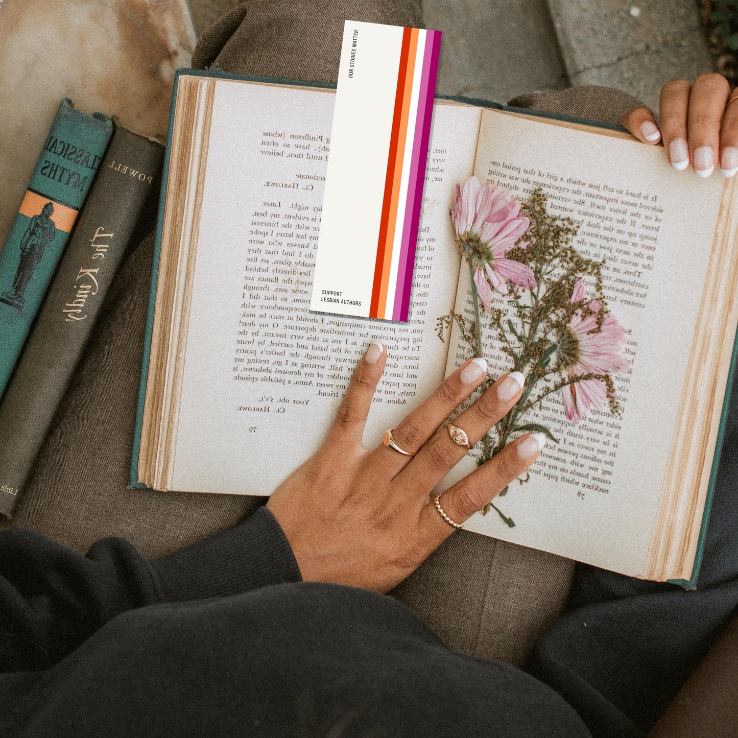 Bookmark Set Pride Bookmarks | Our Stories Matter Bookmarks | Boutique Wholesale Items | Bookstore Accessories